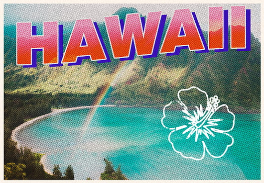 Hawaii postcard