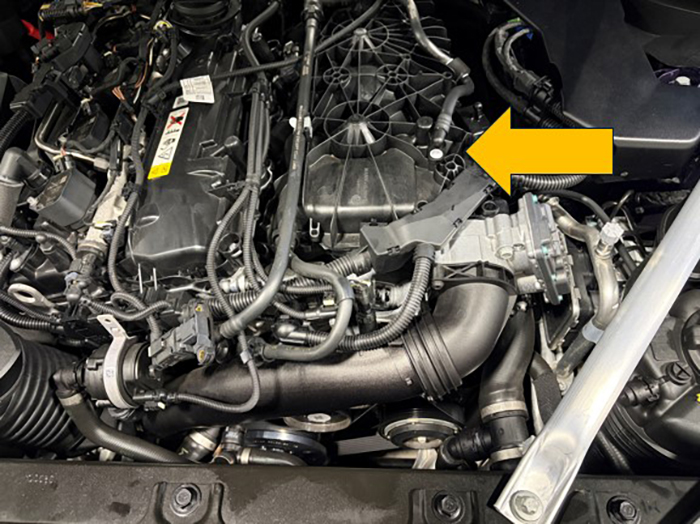 vacuum line location