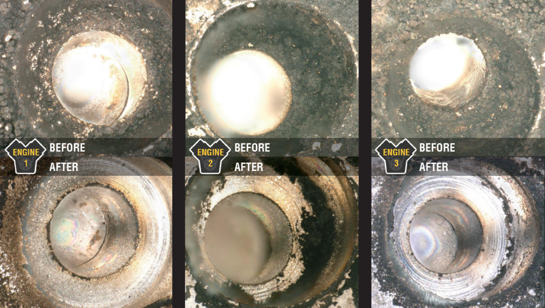 Fuel Injector Port Holes_Before and After