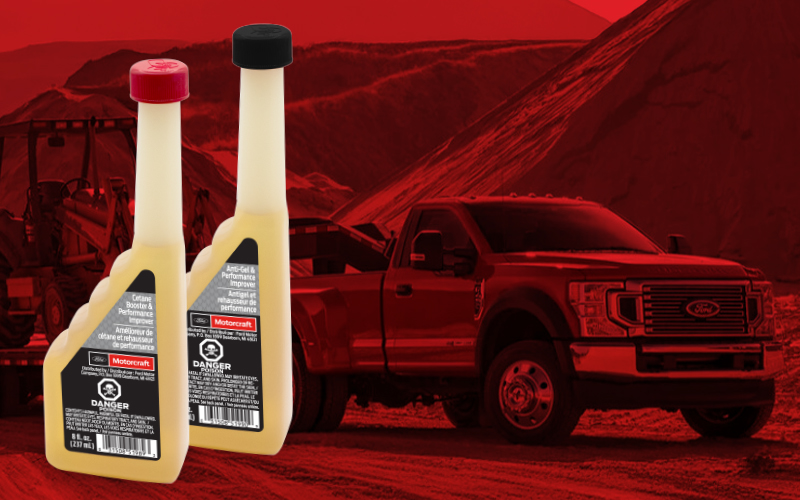 Motorcraft Cetane Booster & Performance Improver and Motorcraft Anti-Gel & Performance Improver