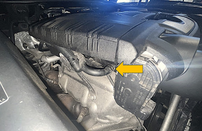 Porsche 3.6L intake port