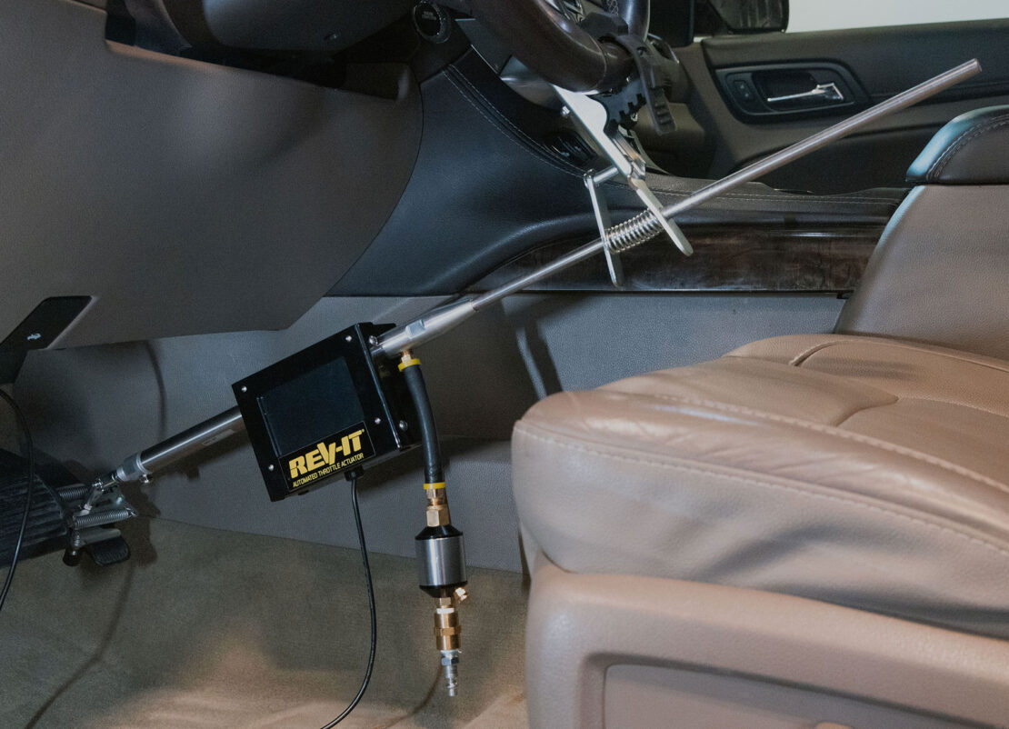 BG Rev-It secured on the vehicle.