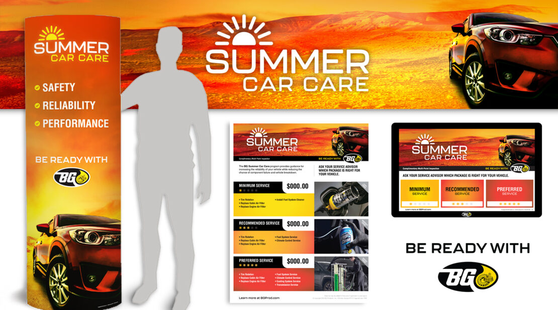 Summer Car Care Point-of-Sale Materials