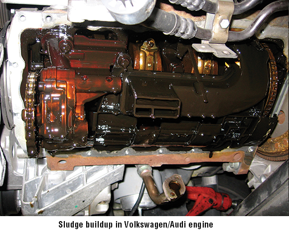 VW engine sludge